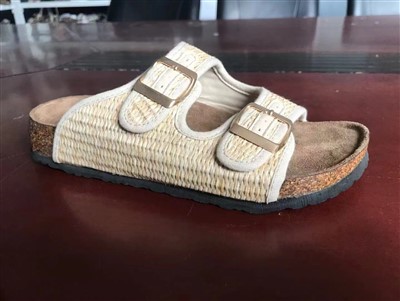 Lafite Weaving Metal Buckle Summer Sandals