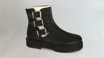 Square Buckle Winter Boots