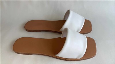 White Fashion Summer Slippers